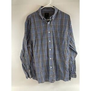 F/X Fusion Shirt Men's Size XL Multicolored Plaid Button Down Long Sleeve